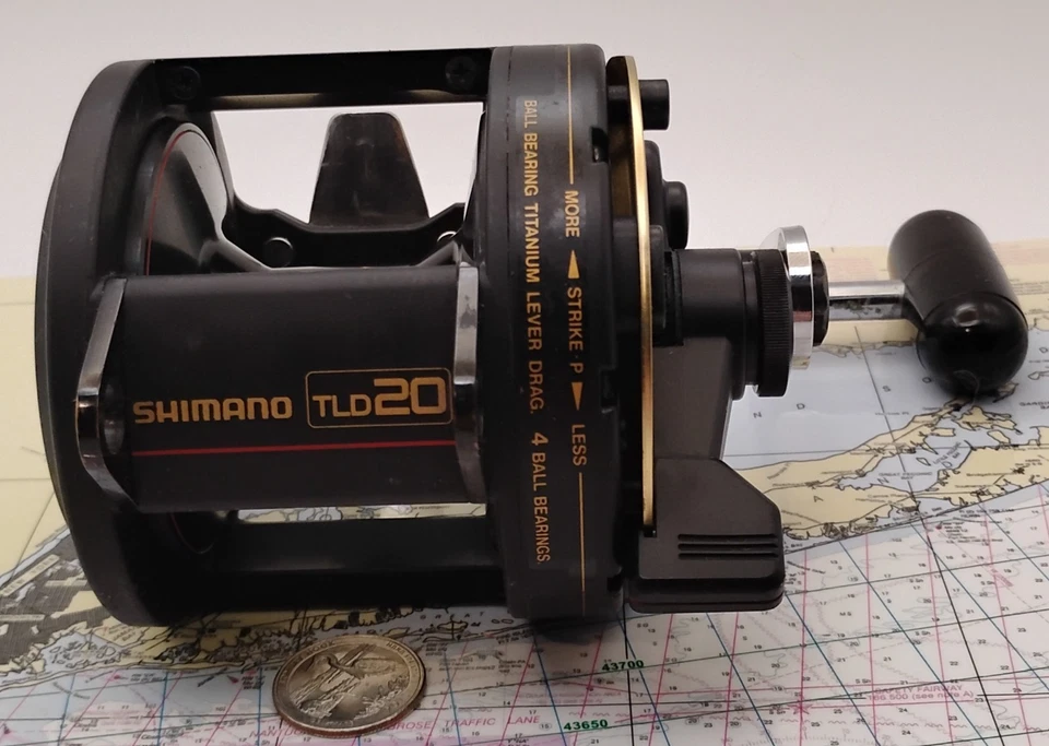 SHIMANO TRITON TLD-20 LEVER-DRAG CONVENTIONAL FISHING REEL *L@@K NEW IN BOX !! - Image 3 of 4