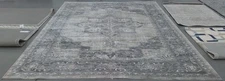 CREAM / GREY 10'-0" x 13'-0" Back Stain Rug, Reduced Price 1172791009 BNT865B-10