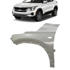 Primered Steel Front Fender W/Side Repeater Lamp Hole