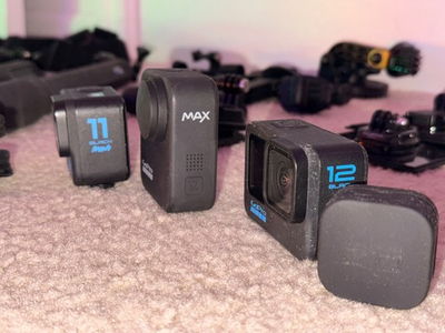 #ad GoPro HERO12 Black MAX 360 HERO11 Mini Lens Mod Batteries Mounts $700.00
