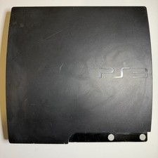 Sony PlayStation 3 Slim PS3 CECH-2001A 120GB Black Console Only Tested  Working