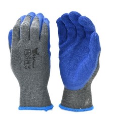 Latex Coated Work Gloves 120 Pair Bulk, Heavy Textured Double Dipped Grip