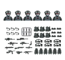 Custom Military Minifigures w/ Accessories Includes Real LEGO Parts NEW US SHIP