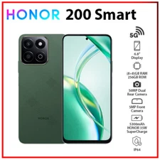 HONOR 200 Smart 5G 8GB+256GB GREEN Dual SIM Unlocked Android Cell Phone