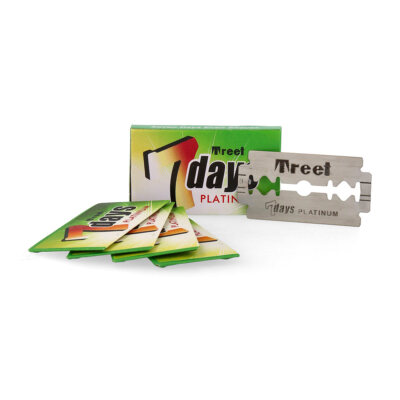 Treet 7 days Platinum Rasierklingen Packungsinhalt 5 Stück