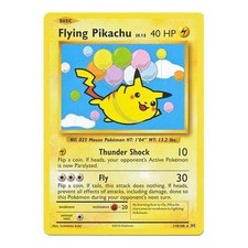 Pokemon Secret Rare Flying Pikachu Card 110108 Xy