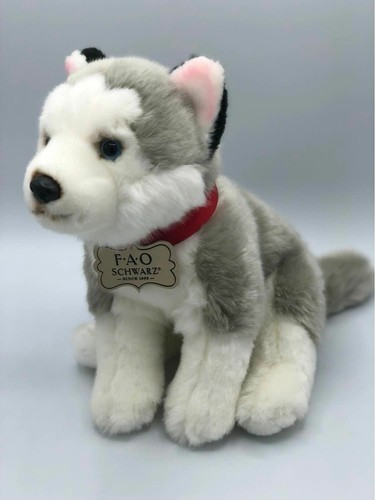 fao schwarz husky plush