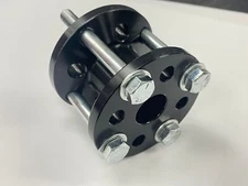 2 inch Billet Aluminum Fan Spacer Kit With Bolts Bushings & Washers Black