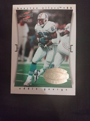 1997 Score Pinnacle Eddie George #114 Houston Oilers