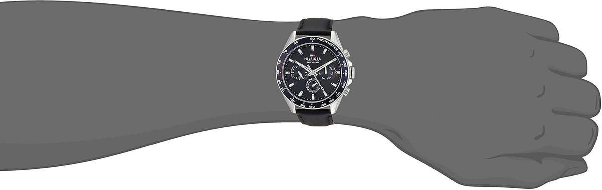 Tommy Hilfiger Watch OWEN 1791964 Black Dial Quartz Men's Black | eBay