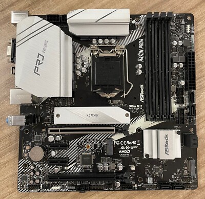 FOR ASROCK H470M PRO4 DDR4*4 LGA 1200 128GB Micro ATX Motherboard