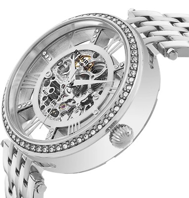 stuhrling Delphi 724 Automatic 37mm Skeleton watch New In  display picture 3