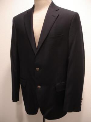 Men's sz 40R Jack Victor Gibson SPJ Navy Blue Wool Suit Jacket
