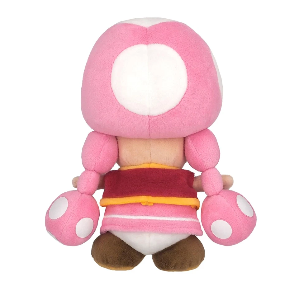 Juguete de peluche Super Mario Toadette 7,5 pulgadas suave y tierno figura coleccionable Foto 4 de 4
