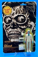 SUPER 7 THEY LIVE GHOUL GLOW IN THE DARK REACTION FIGURE 2023 **NEW**