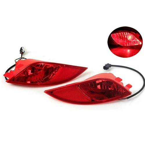 For Hyundai IX35 2010-15 Pair Red Rear Bumper Brake Light Tail Light Stop Lamp - Foto 2 di 8
