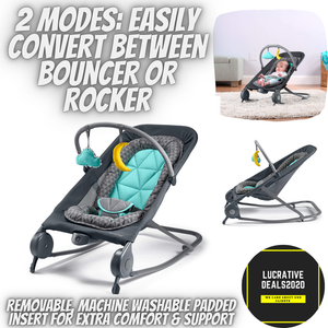 baby swing with removable bouncer