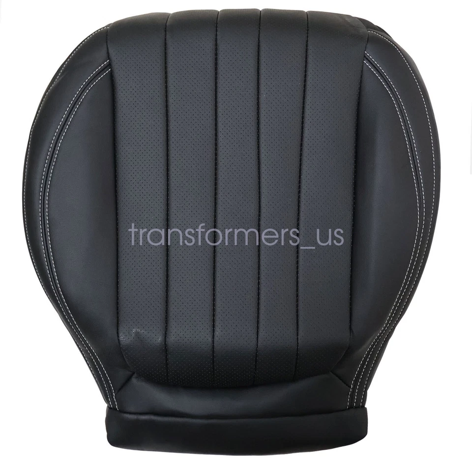 For 2017-2020 Mercedes Benz E-Class W213 Driver Bottom Leather Seat Cover Black — 第 2/4 张图片