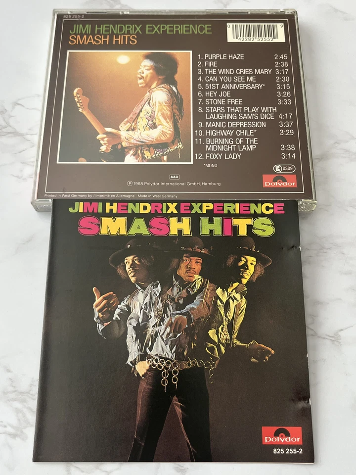 The Jimi Hendrix Experience Smash Hits CD TARGET ERA! WEST GERMANY Polydor OOP! Foto 4 de 4