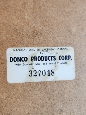 Donco TWIST BOARD 10x9 – Appareil D'exercice De Torsion Debout – Vintage 60's
