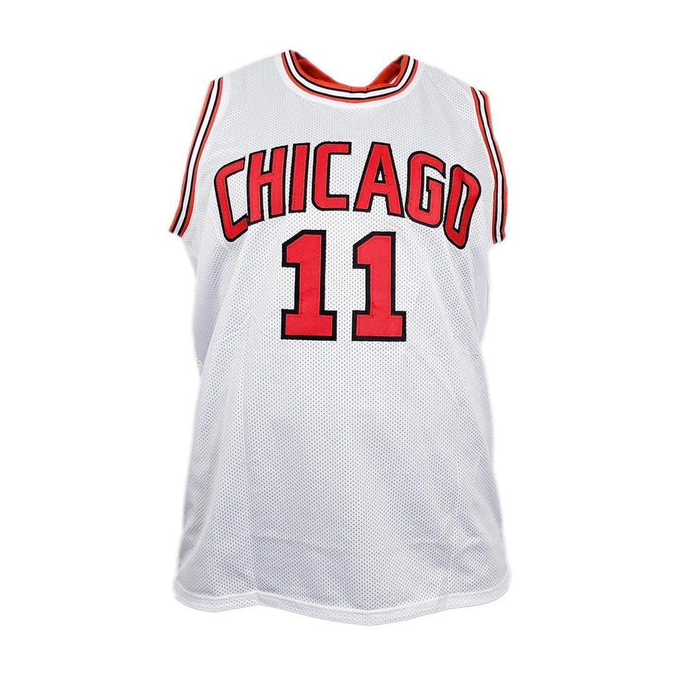 DeMar DeRozan签名芝加哥白色篮球球衣(贝克特) — 第 3/3 张图片