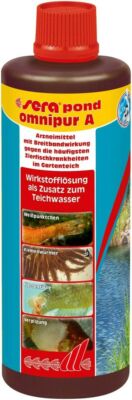 Sera pond omnipur A 500ml Arzneimittel Breitband Gartenteich Pflegen