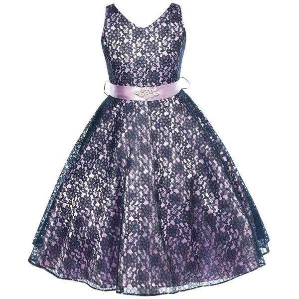 Lace Prom Purple Dresses for Girls for sale | eBay