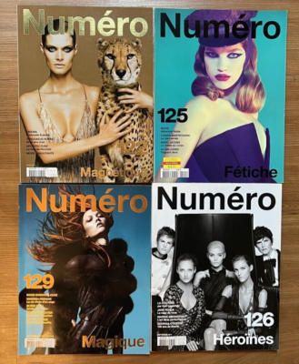 4 Numero Fashion Magazines 2011 issues 122 125 126 129 Lot | eBay