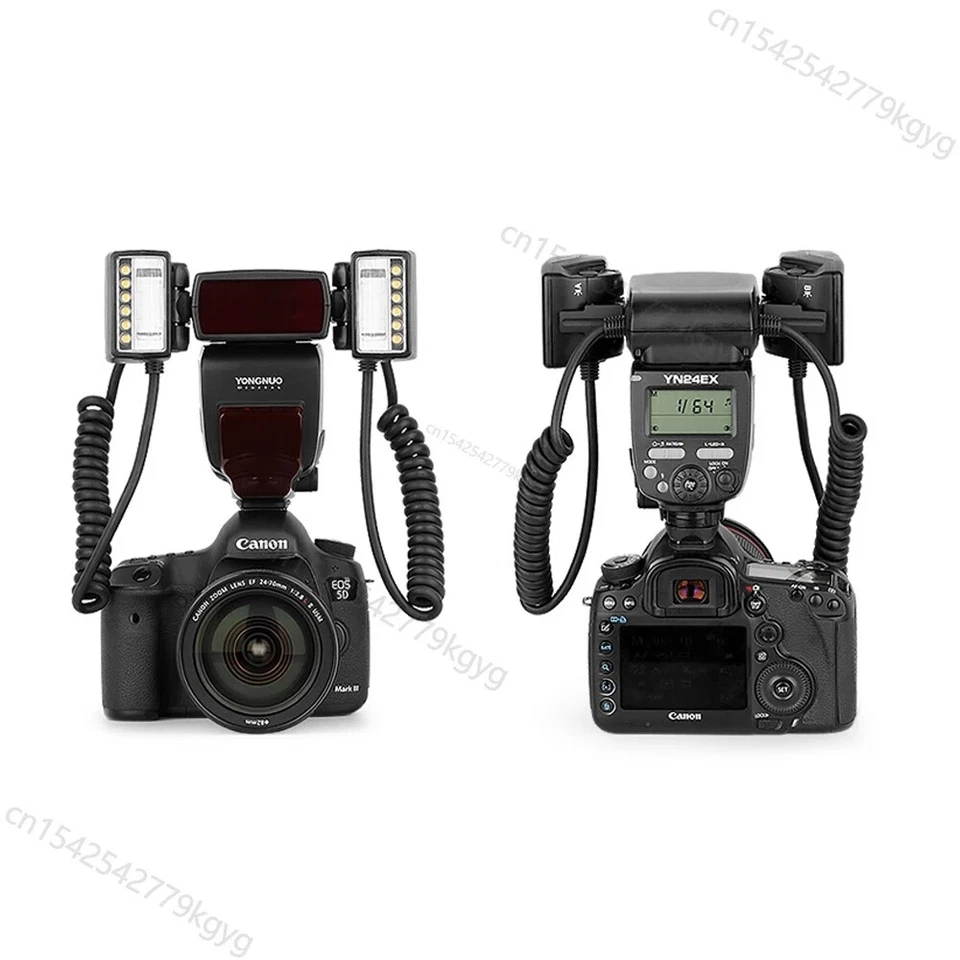 YONGNUO YN24EX E-TTL Twin Lite Macro Flash Speedlite Led Light for Sony Cameras - Image 3 of 4