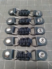 Vest extenders 5 SHORT BLACK para cord lightweight but STRONG!! By Stitch