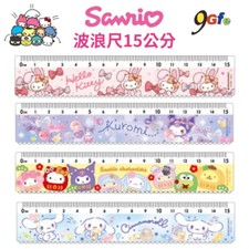 Hello Kitty Ruler Cute Kuromi Cinnamonroll Bunny School Gift Kit 15cm Sanrio New