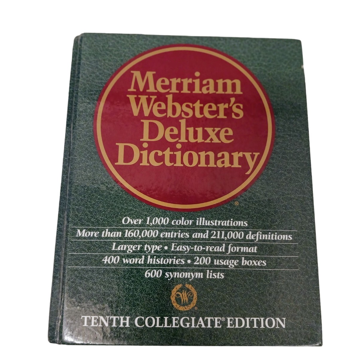 Merriam Webster's Deluxe Dictionary SIDE TABS Tenth