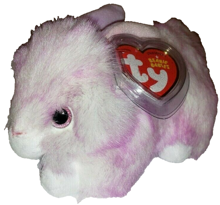 Ty Beanie Baby RYLEY the Easter Lavender Purple Lilac Bunny Rabbit