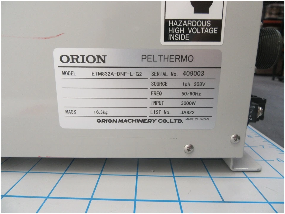 5-39-15601/TERMOCONTROLADOR ALIMENTACIÓN (PRINCIPAL) ETM832A-DNF-L-G2/PANTALLA SPEUSALLC/ORION Foto 3 de 4