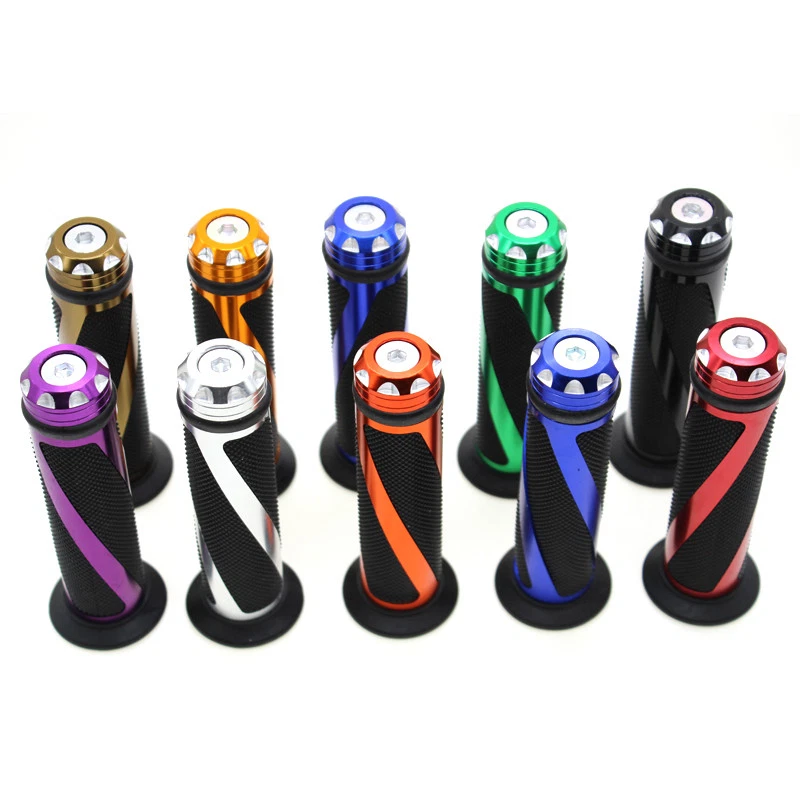 Motorcycle 7/8" Hand Grips Handle Bar For Suzuki GSXR600 1000 Honda CBR600RR New - Image 3 of 4