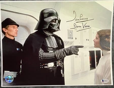 Dave Prowse "Darth Vader" STAR WARS Autographed 11x14 Photo OPX Official Pix BAS