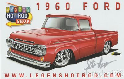 2016 Steve Legens signed Legens Hot Rod Shop '60 Ford F-100 SEMA Show ...