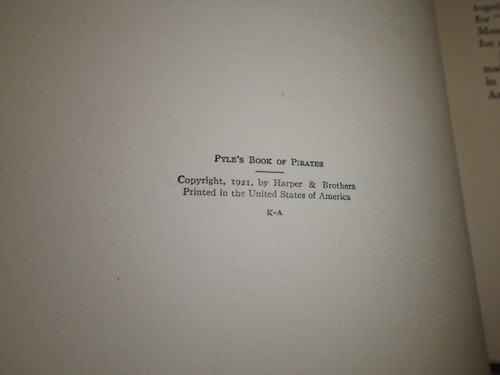 1926 - HOWARD PYLE'S BOOK OF PIRATES, HARPER & BROTHER, Color plates - Picture 10 of 13