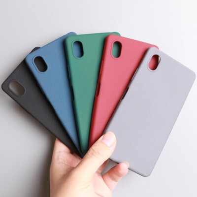 For Sony Xperia Ace3 Ace III Slim Soft RockSand Matte Rubber Silicone case cover