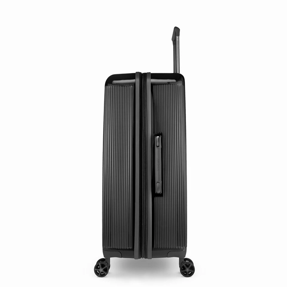 Vacay Glisten Collection Hardside ExpandableLuggage Spinner Checked 28" Black - Image 3 of 4