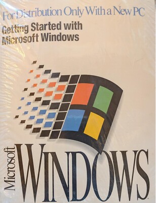 SEALED Microsoft Windows 3.1  PC User's Guide COA RARE with disks 3.5 NEW media