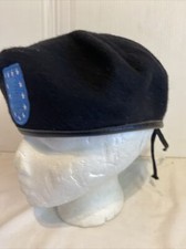 Hat Black Wool Beret U.S Army Military 6 1/2