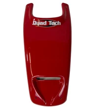 Quad Tech Carbon Fiber Full Bore Hood Scoop Cover Red Honda TRX250R TRX 250R