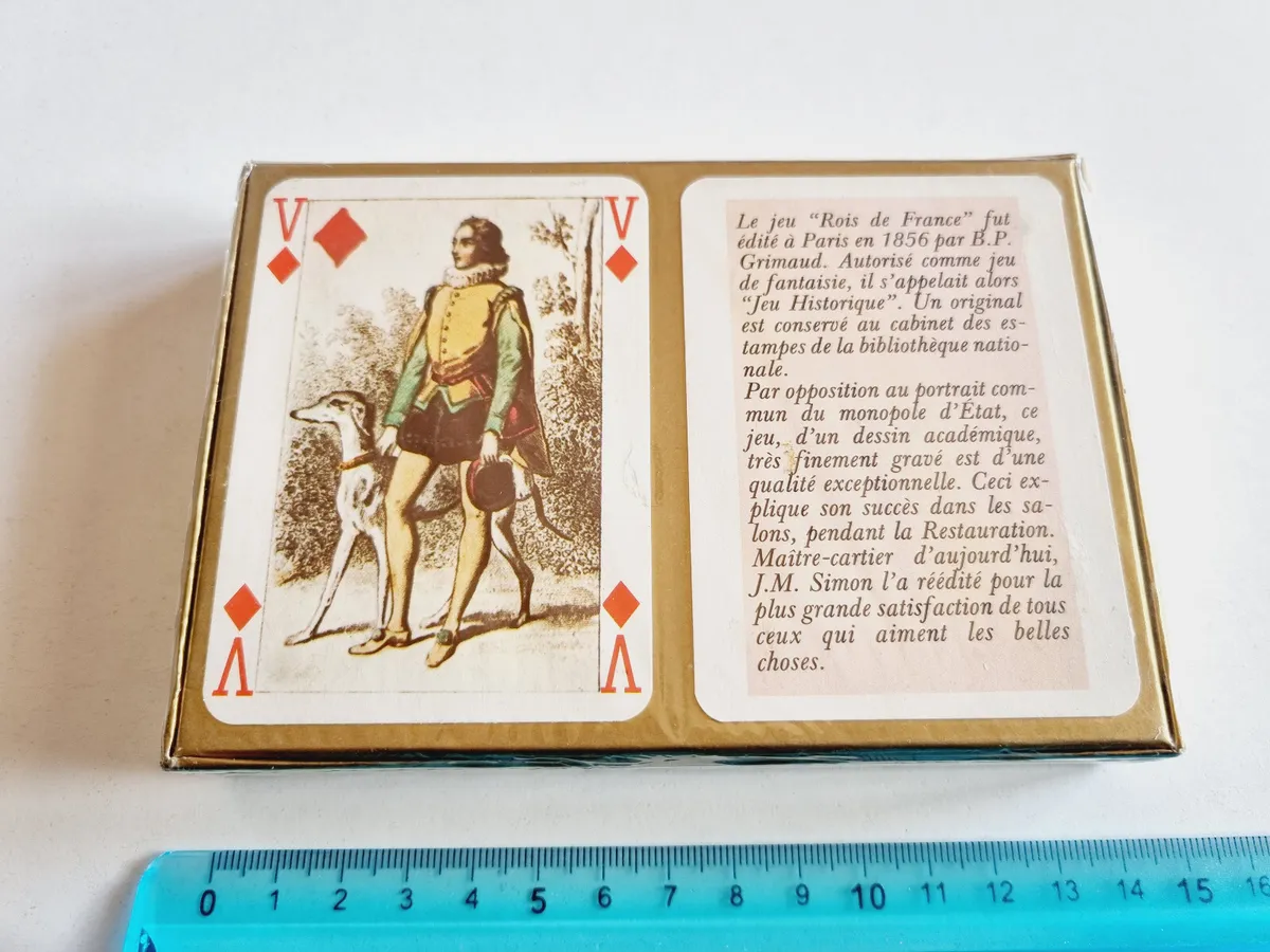 Cartes De Jeu Scellé Rois De France Grimaud Poker Rami Cartes à Jouer New