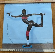 Grace Jones - Island Life (1985) Vintage Promotional Poster 24"x24" / Excellent! Grace Jones - Island Life (1985) Vintage Promotional Poster 24"x24" / Excellent!