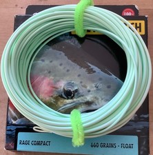 NEW AIRFLO RAGE COMPACT #10/11 ,FLOAT, 660 gr SHOOTING HEAD, FLY REEL, SALMON