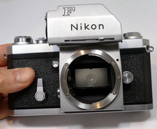 Nikon F 35mm Film Camera w/ FTN Prism 6736830 - near MINT, Light meter INOP