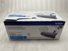 New OEM Genuine Brother TN431C Cyan Toner Cartridge TN-431C Standard Yield