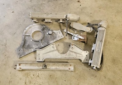 Vintage Glenwood Speed Boat Small Block Chevy Parts Mounts Wet Manifolds SBC 