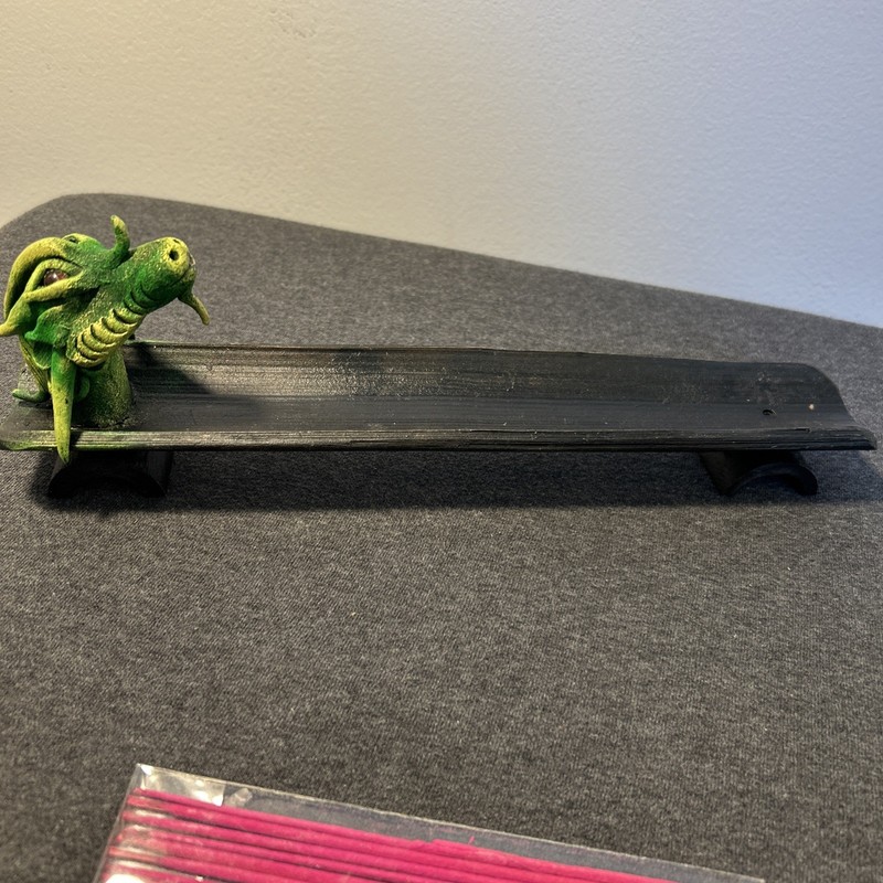 Dragon Incense Burner 11.5”’Long X 4”Tall. A Very Unique Item!